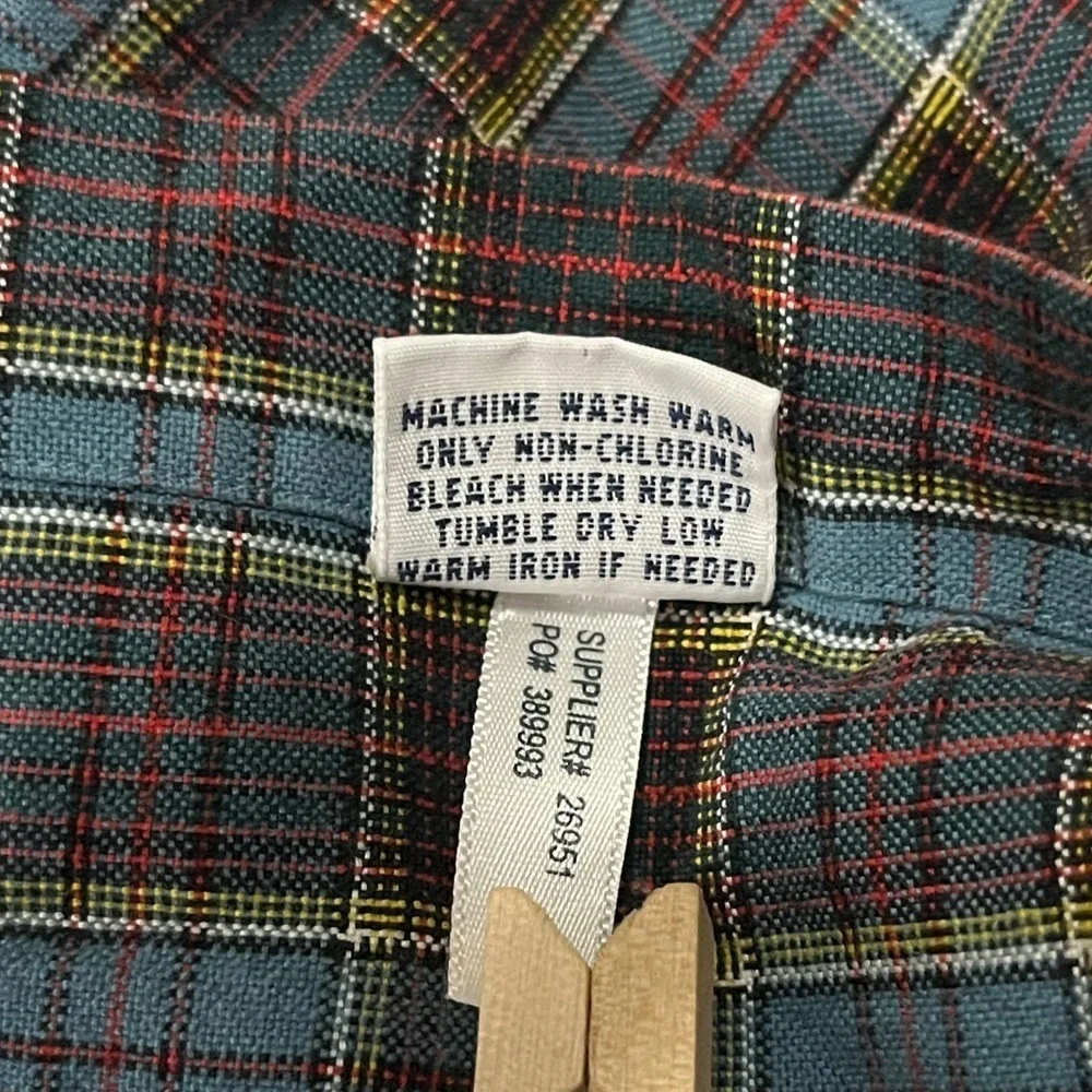 Polo Ralph Lauren Blue and Red Plaid Casual Shirt